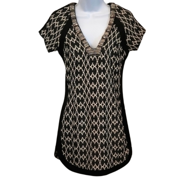 TWELFTH Street by Cynthia Vincent Houndstooth Cocktail Dress - Picture 2 of 8